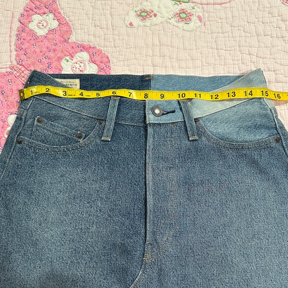 Levis Pride Collection Patchwork Denim Maxi Skirt - image 6